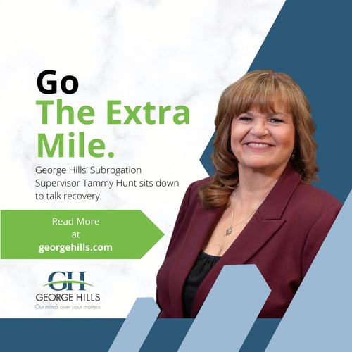 George Hills’ Subrogation Recovery Services Go The Extra Mile